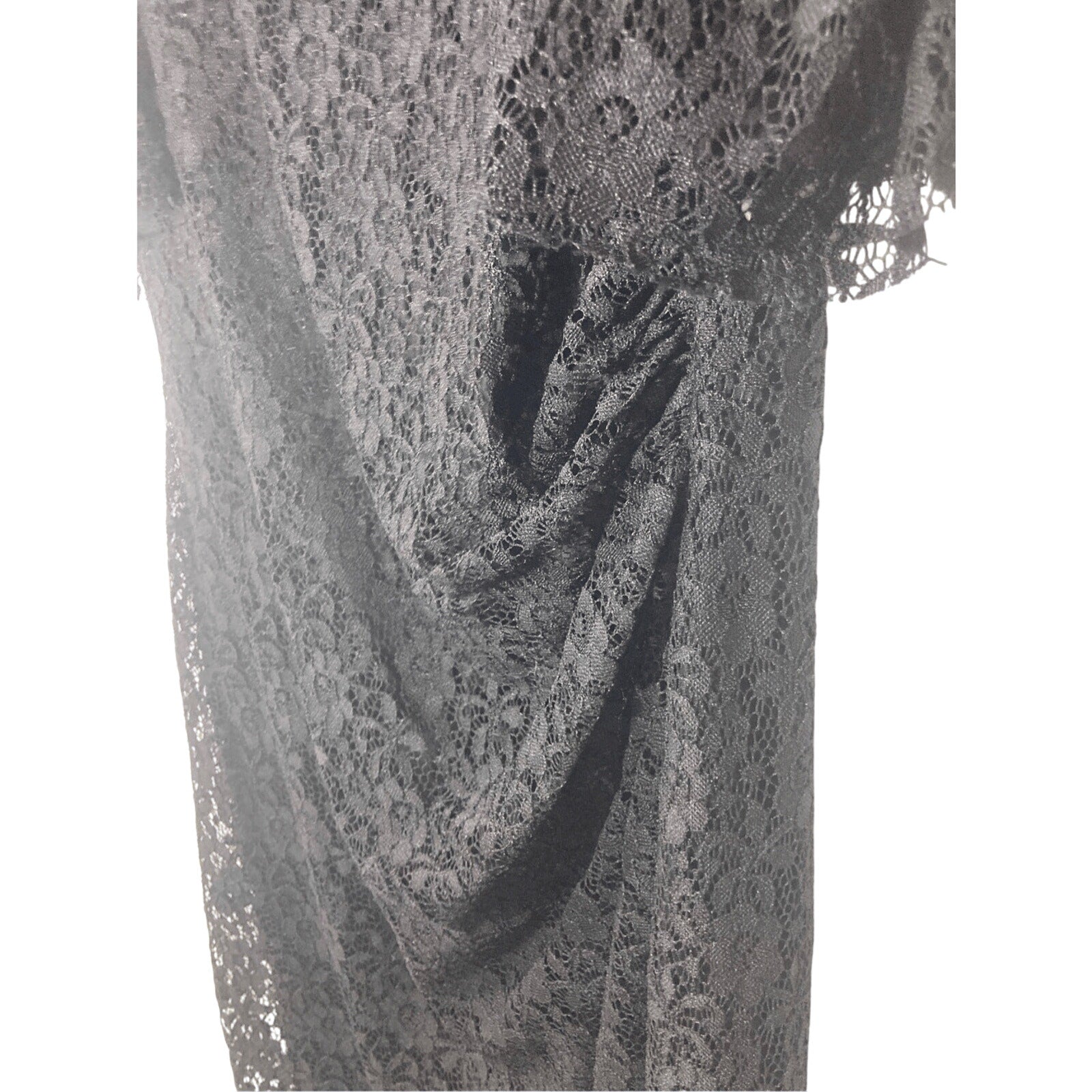 Chaps NWOT Sz 10 Women's Off Shoulder Lace Whimsygoth Preppy Dress