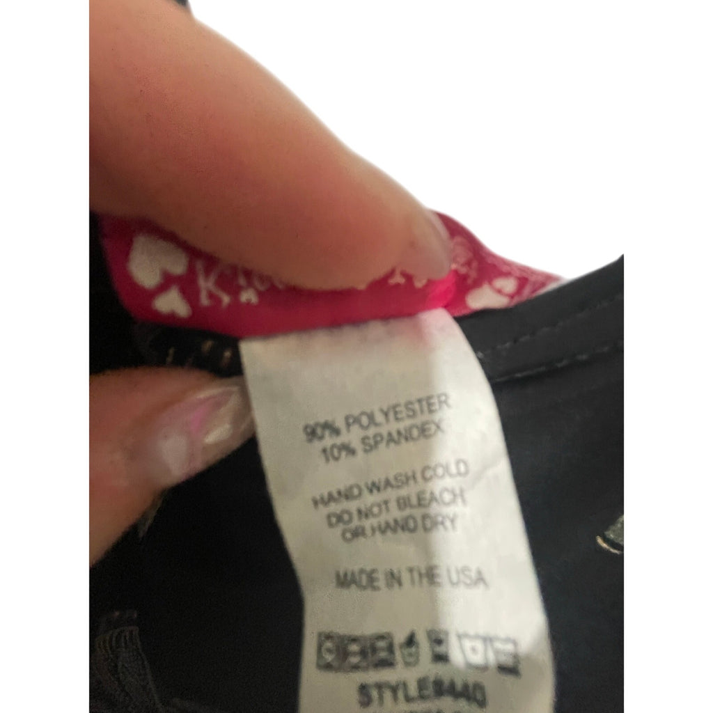Vintage Hugs & Kisses Dainty Cottage Boho Plus Black Maxi Bodycon Slip Dress 3XL