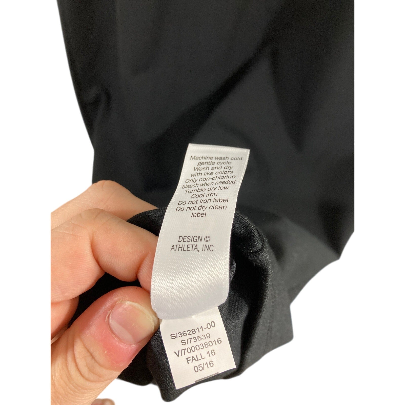 Night on the Town Athleta Vegancore Leather Grunge Ponte Stretch Dress Size S
