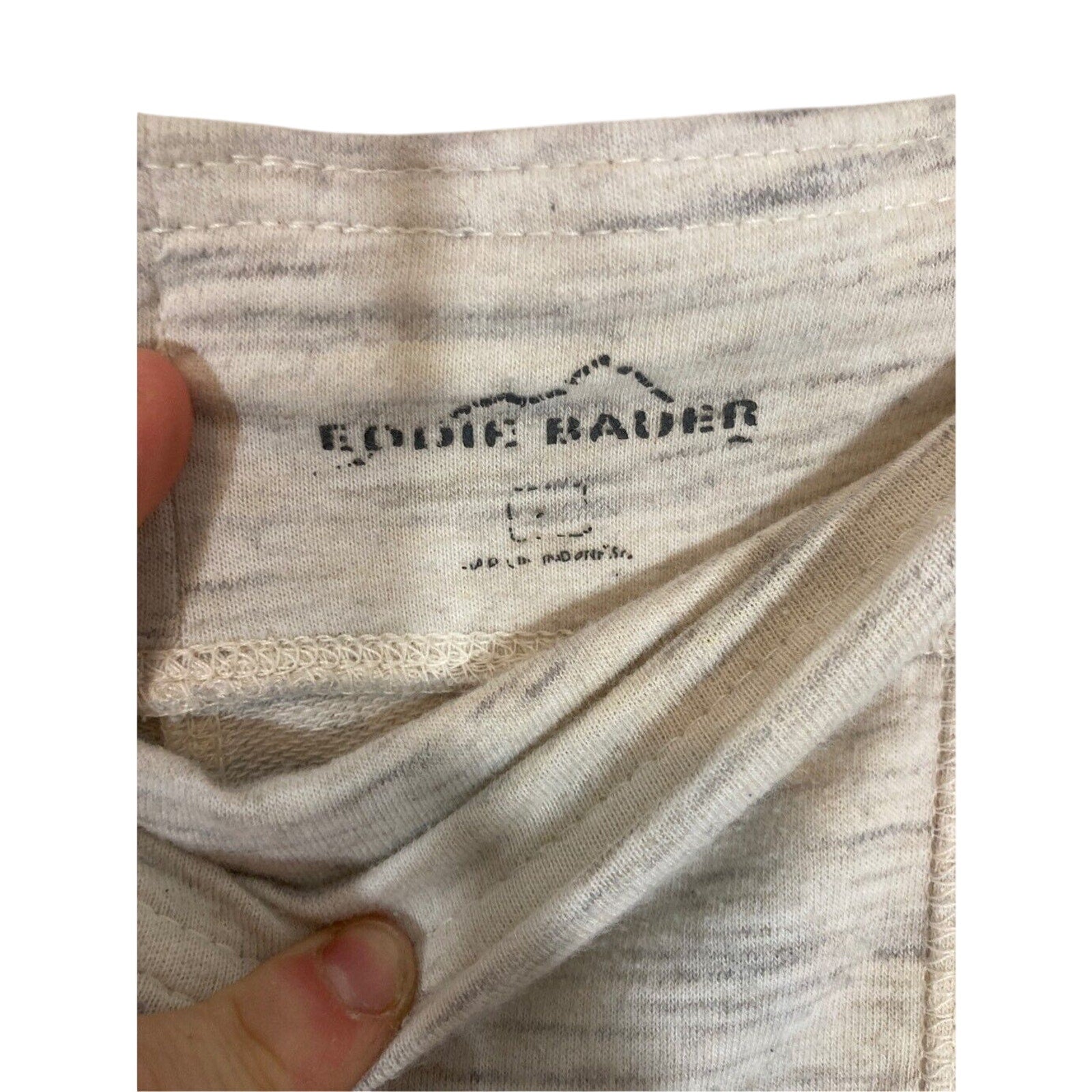 Eddie Bauer Men's Large Light Grey Sweat Casual Athletic Comfort Shorts