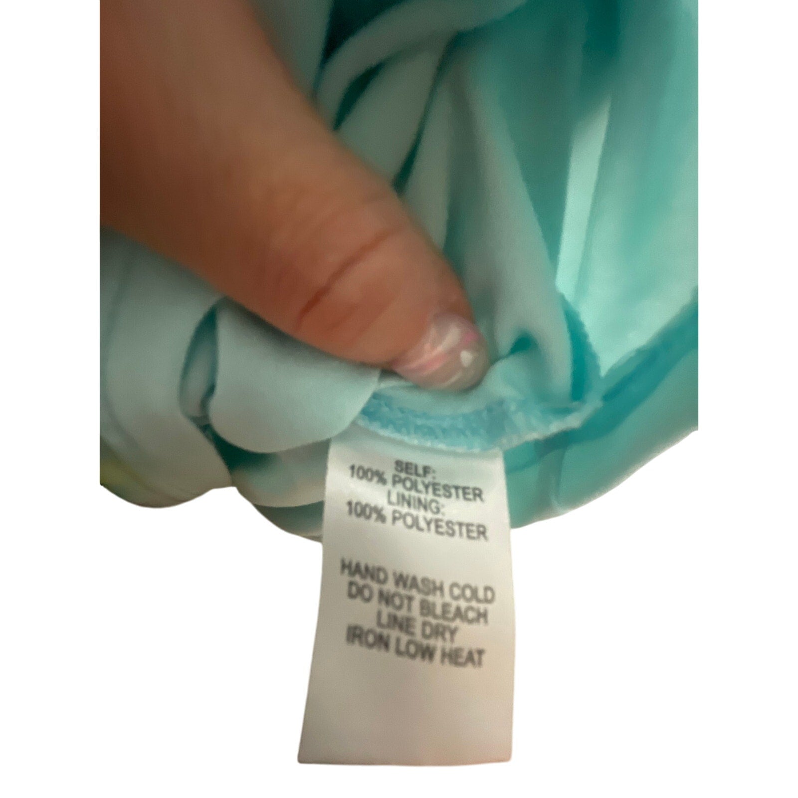 Lulu's Dainty Coquette Cottage Feel Alive Teal Green Floral Print Ruffled Dress