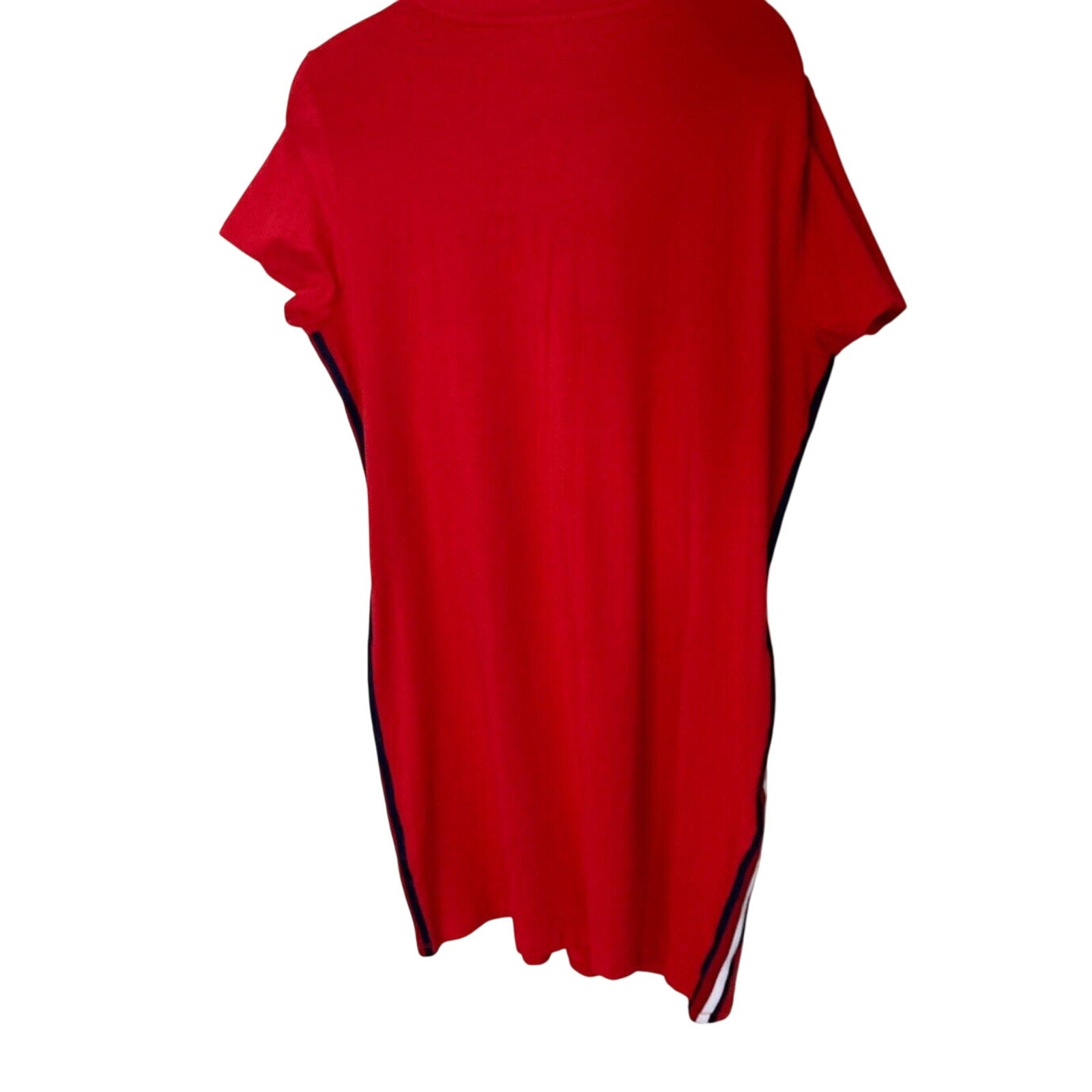NWT Tommy Hilfiger Women's Large Short Sleeve Streetwear Shirt Dress