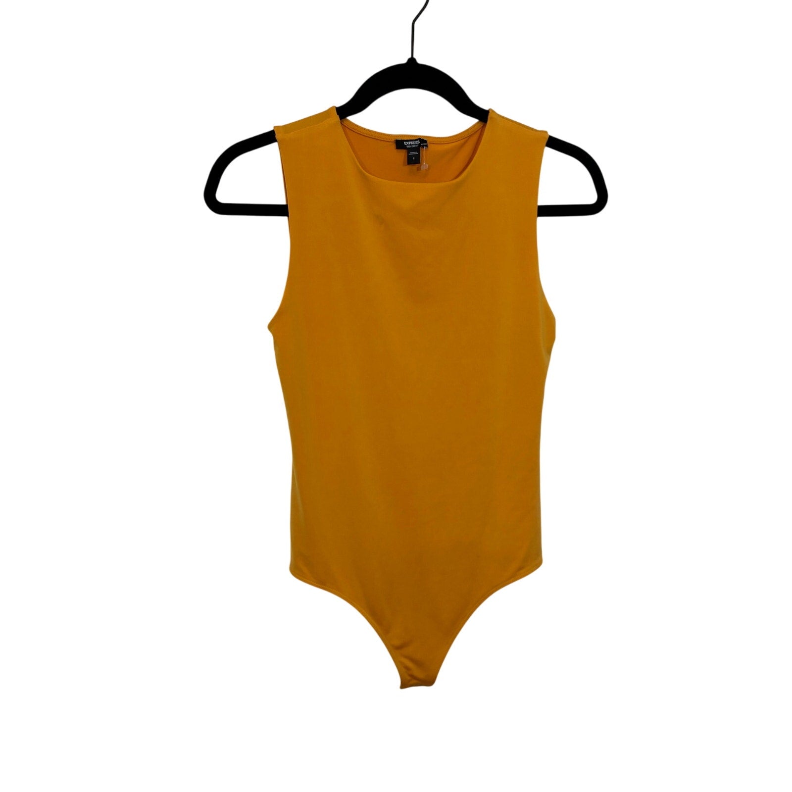 NWOT Express Body Contour Sleeveless Stretch Bodysuit Snap Crotch Colorpop S