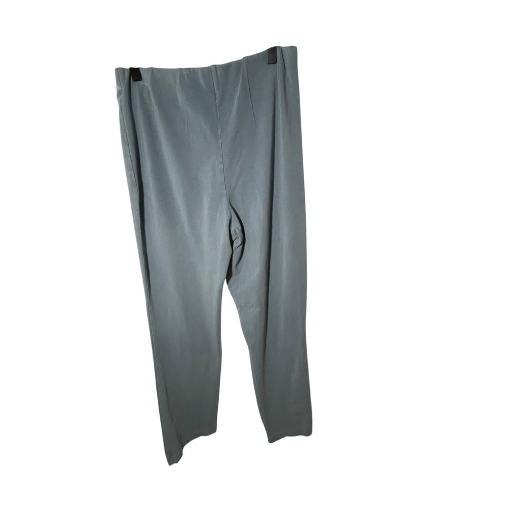 L L Bean Gorpcore Utility Lounge Cotton Cool Blue Relaxed Fit Straight Leggings