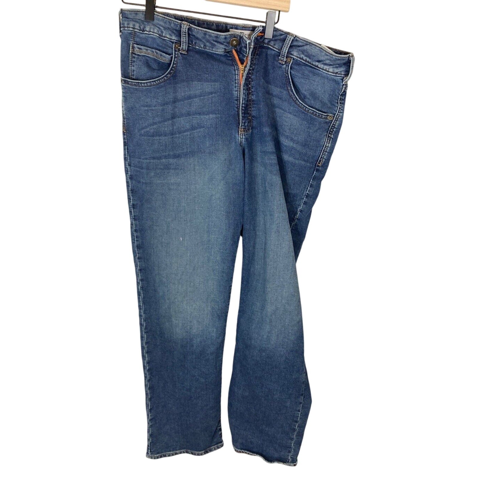 L342 Men's Lees Modern Casual Straight Leg Bootcut Jeans 40x32L