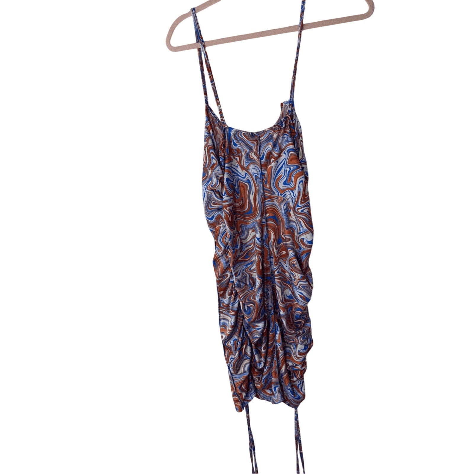 Just Polly Large Clubbing Women's Slip Marble Art to Wear Avant Garde Dress