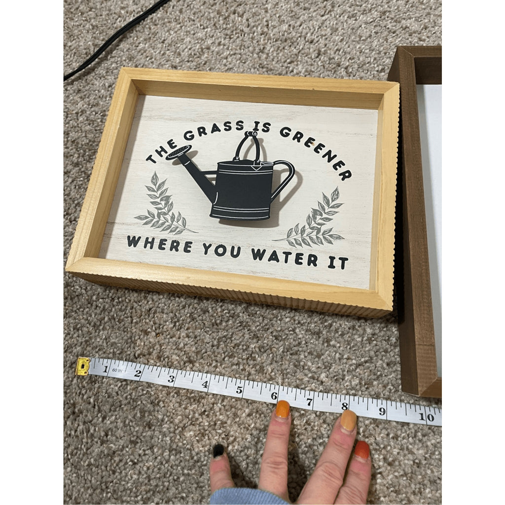 Set of 2 Hobby Lobby Positive Thoughts Positivity Home Decor Signs
