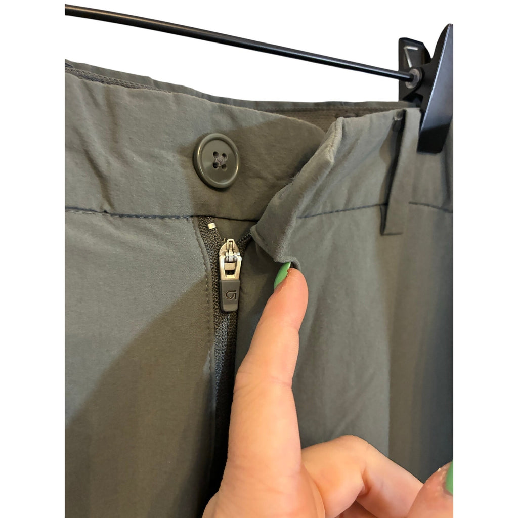 Gap Slim Fit Gray Lightweight Tech Travel Chino Pants Men's 36x34