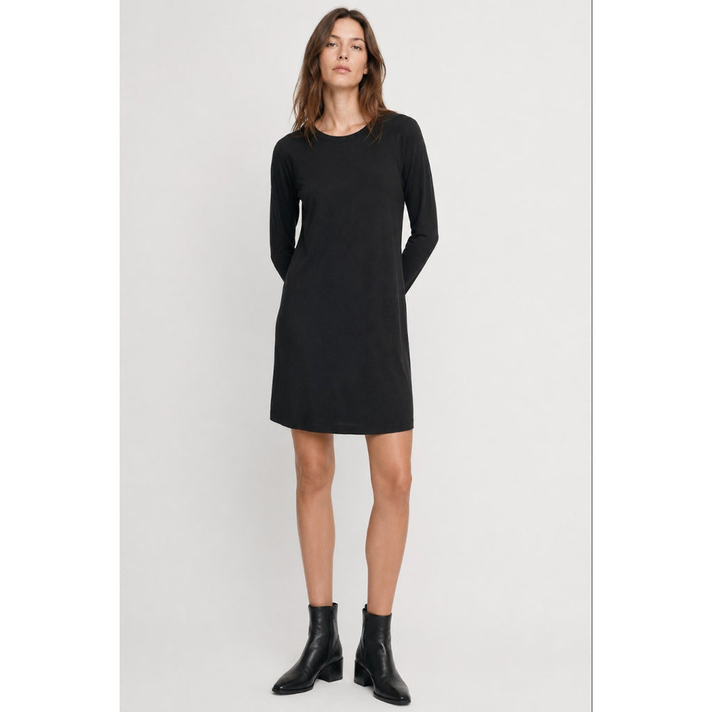 LOU & GREY Women's Long Sleeve Crew Neck Whimsy Goth Emo Punk Goth Dress S Black