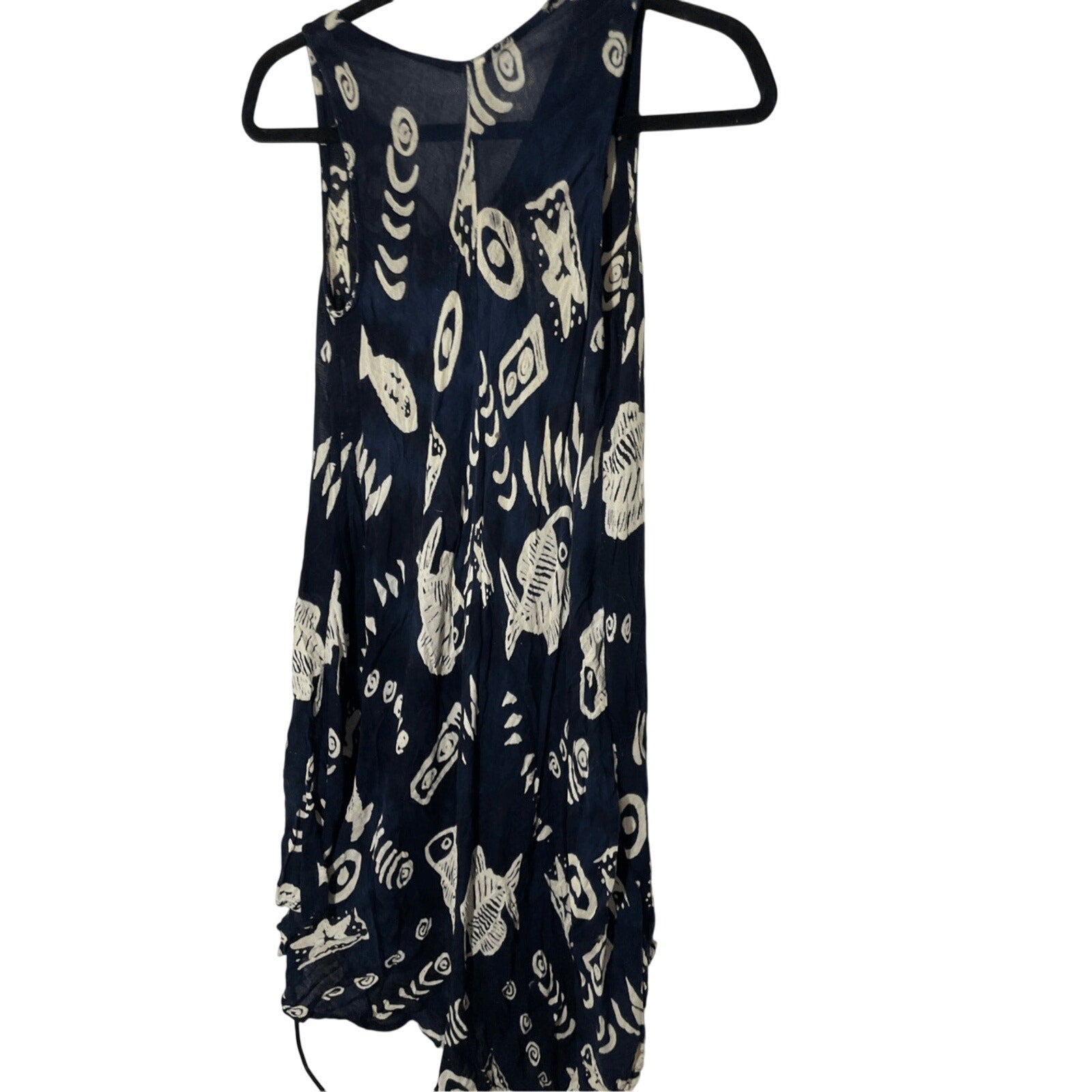 Novelty Print India Boutique Cotton Bohemian Free Size Tank Dress