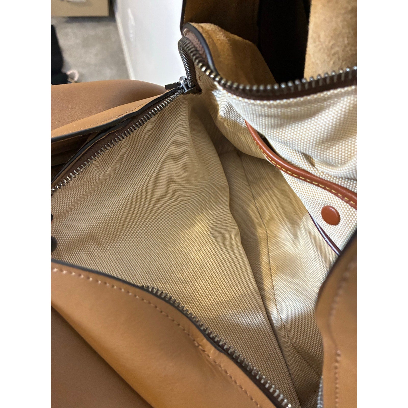 Restored Harmony Hobo
In Colorblock With Snakeskin Detail
