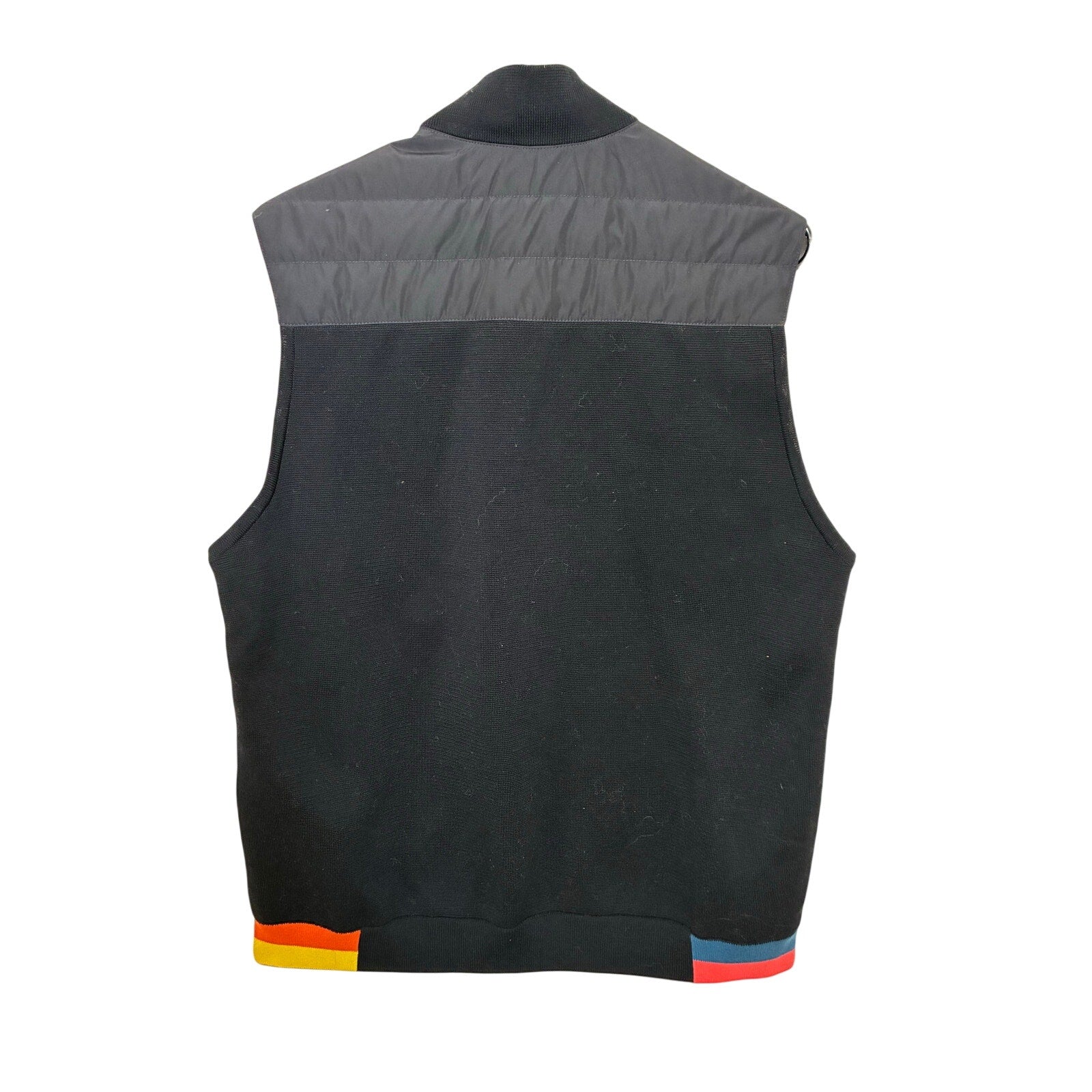 Paul Smith Quilted Panelled Gillet Large Feather Down Utility Luxury Minimalist