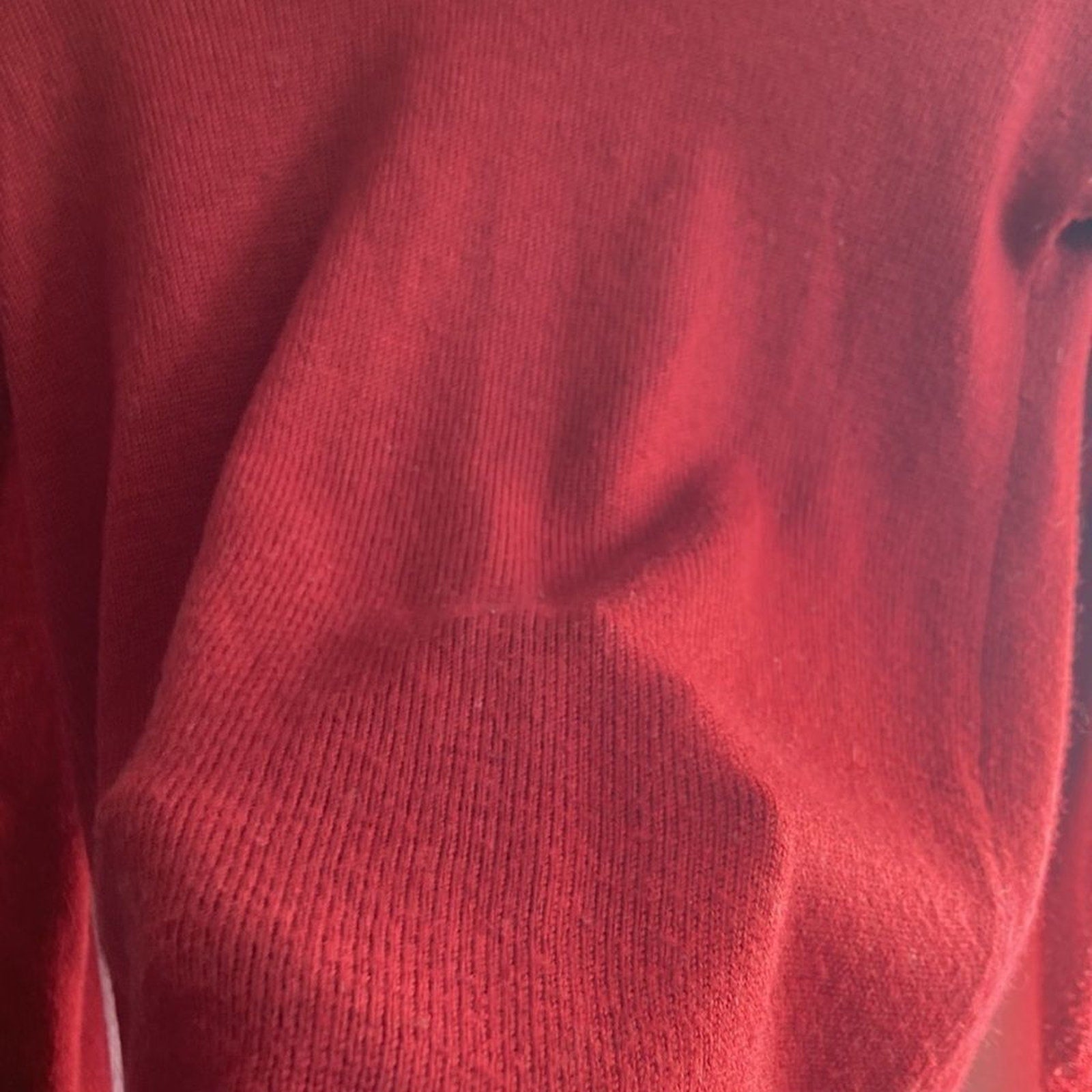 Calvin Klein Jeans V Neck Marino Wool Sweater Women's Pullover Basic Preppy XS