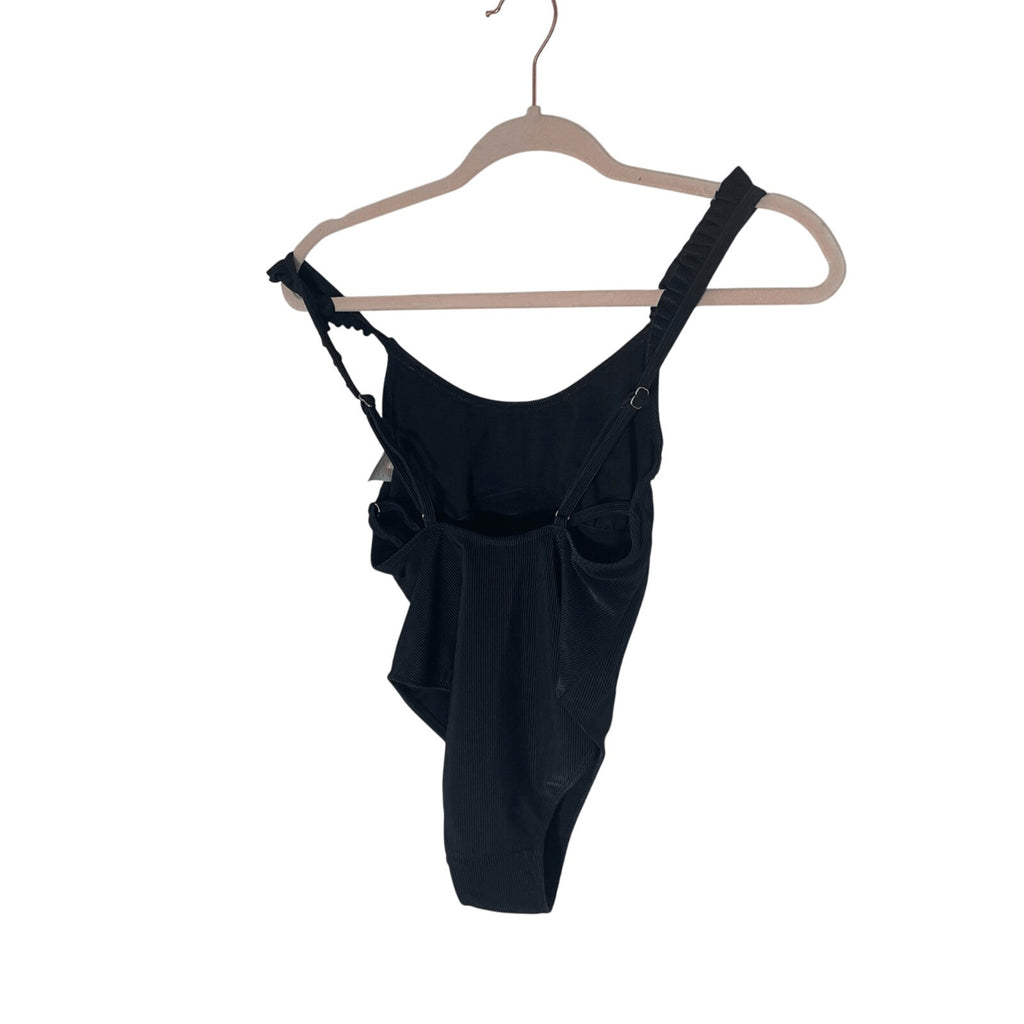 Xhilaration Black One Piece Women's Spandex Bikini S Modest Fitting Beach Resort