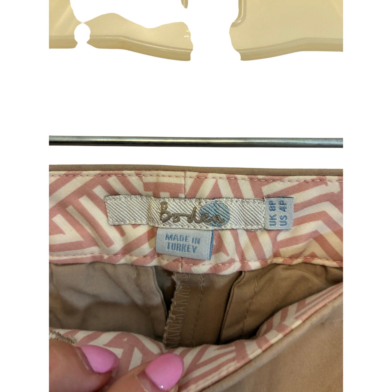 Boden Women's Khaki Pants Workwear Office Administrative Teacher Pants Sz 4P