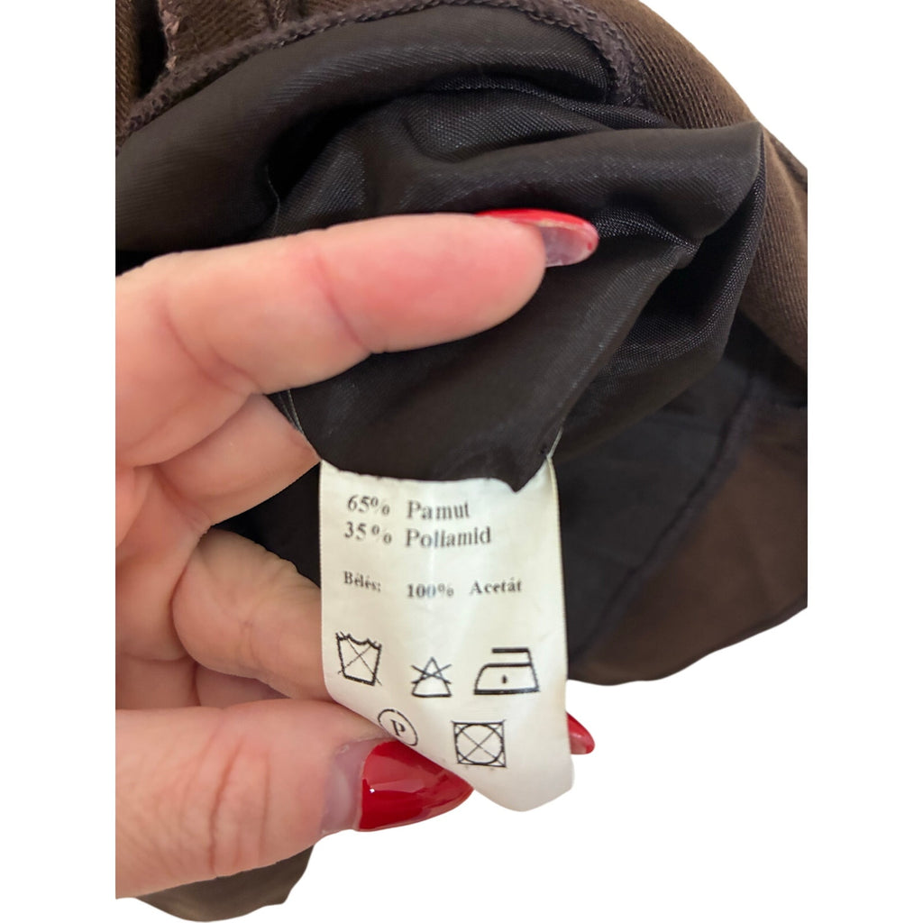 Artz Model SZ 38 Chocolate Espresso Brown Modern Minimalist Indie Retro Pleated