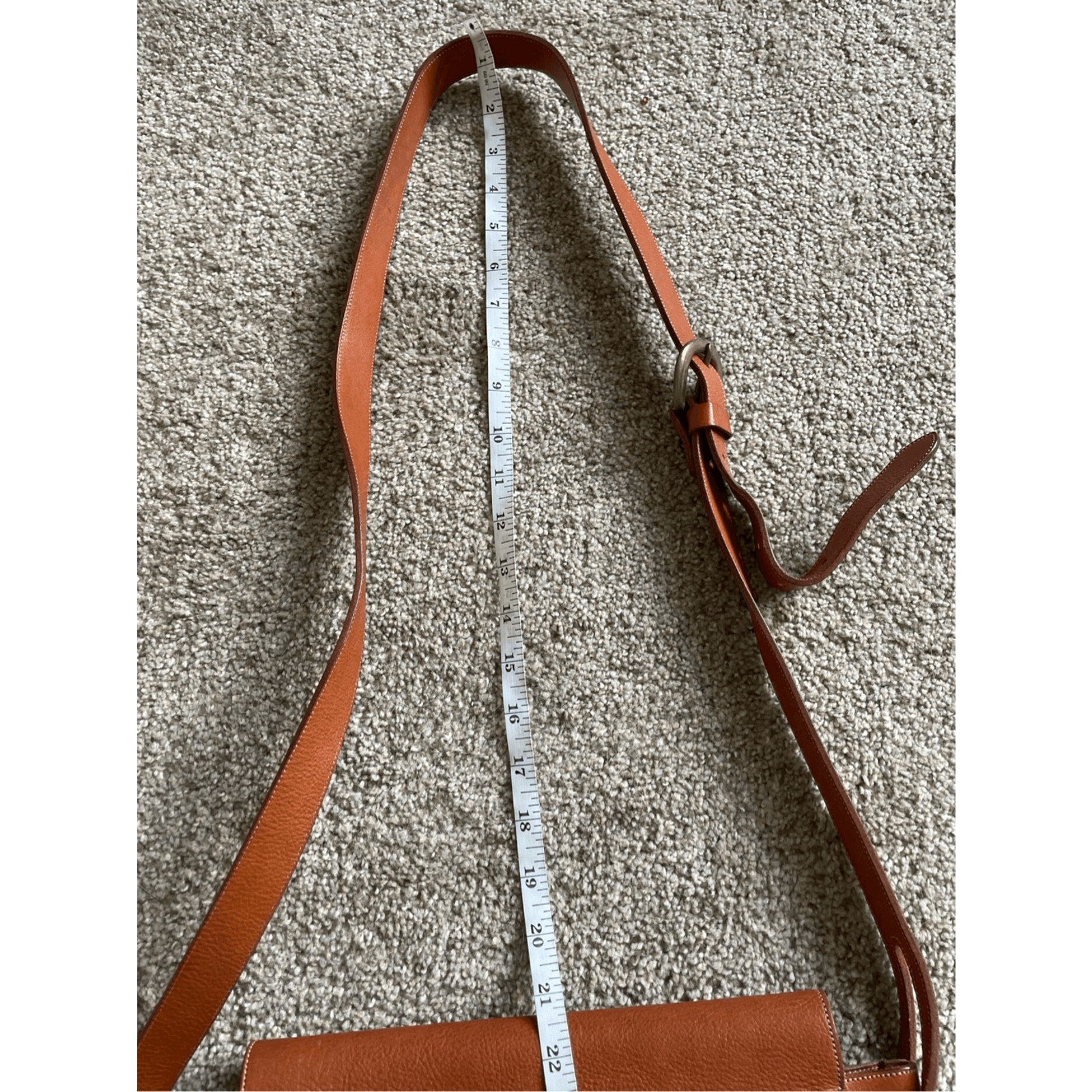 Women's Genuine Leather Suede Upper Front Belt Buckle Crossbody Granola Girl