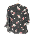Torrid Star Spangle Flannel Novelty Print Plus Button Up Shirt Casual Western 00