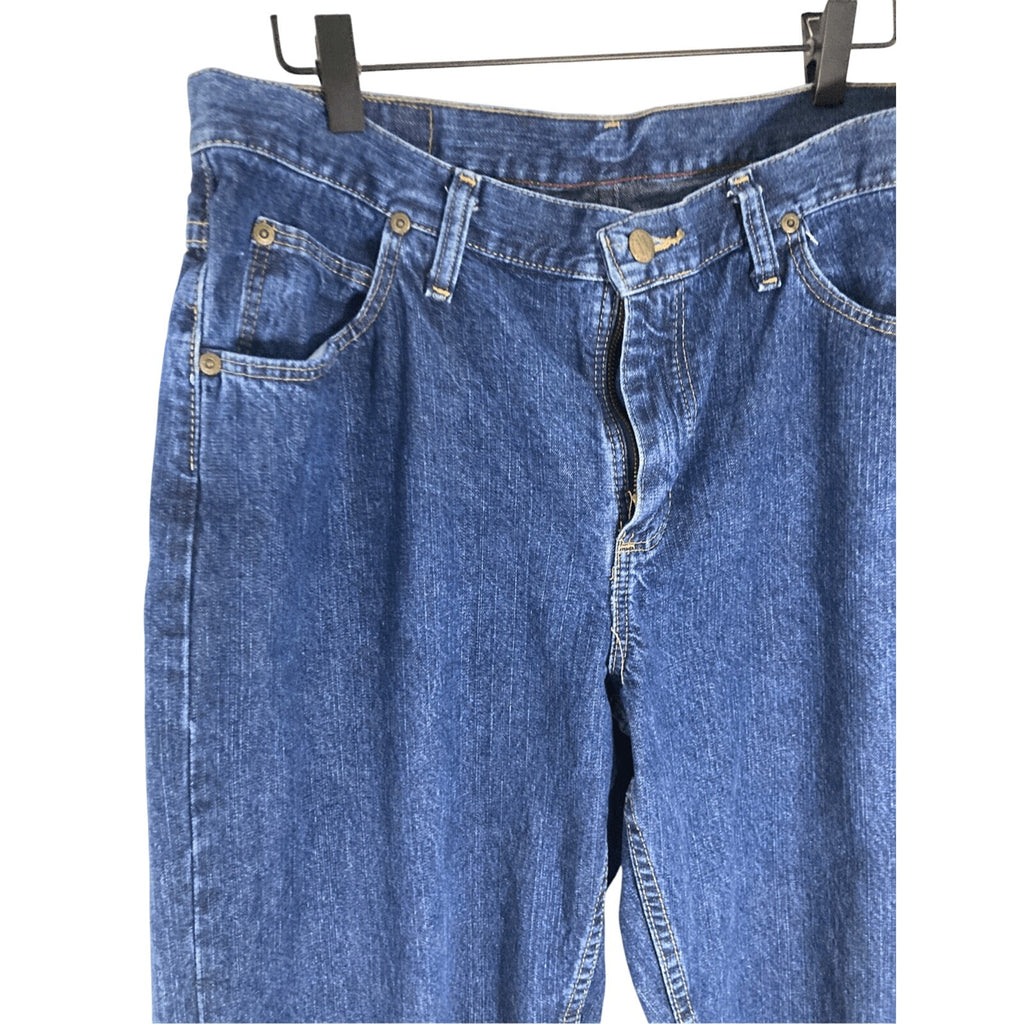 Wrangler Blues Women's Sz 10 Tall Bootcut Denim Straight Leg Relaxed Dad Jeans