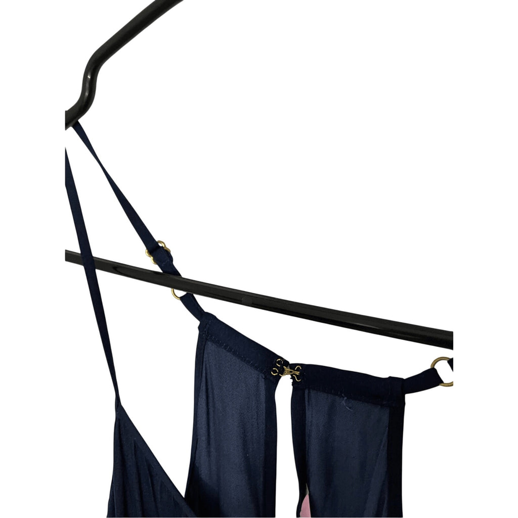 Lily Pulitzer XXS Women's Navy Romper Coastal Yacht Nautical Preppy Minimalist