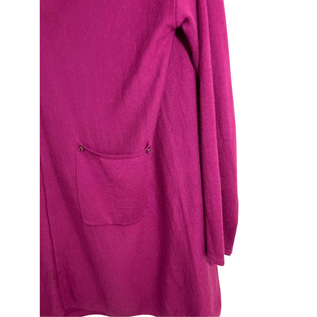 Soft Surroundings Oversized Fuschia Pink Cashmere Sweater Tunic