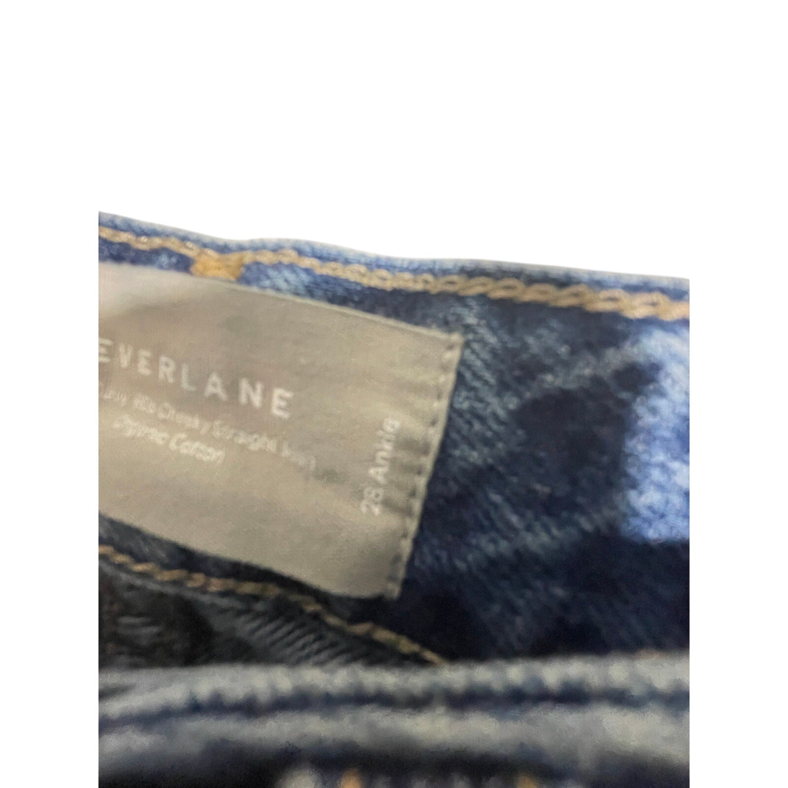 Everlane The Curvy 90s Cheeky Straight Jean 28 Ankle Western Dad Grandpa Rodeo