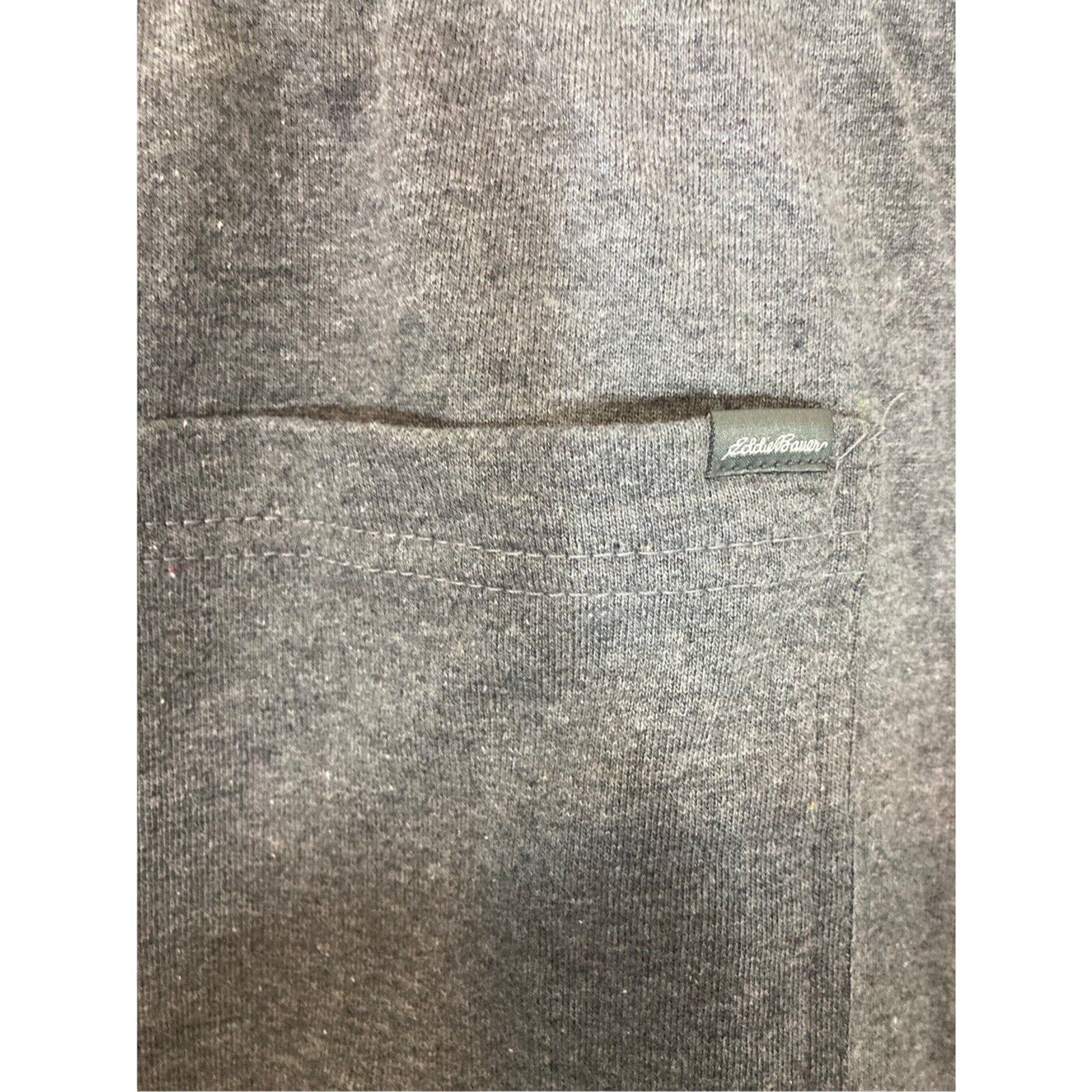 Eddie Bauer Men's XL Dark Charcoal Grey Sweat Casual Athletic Shorts