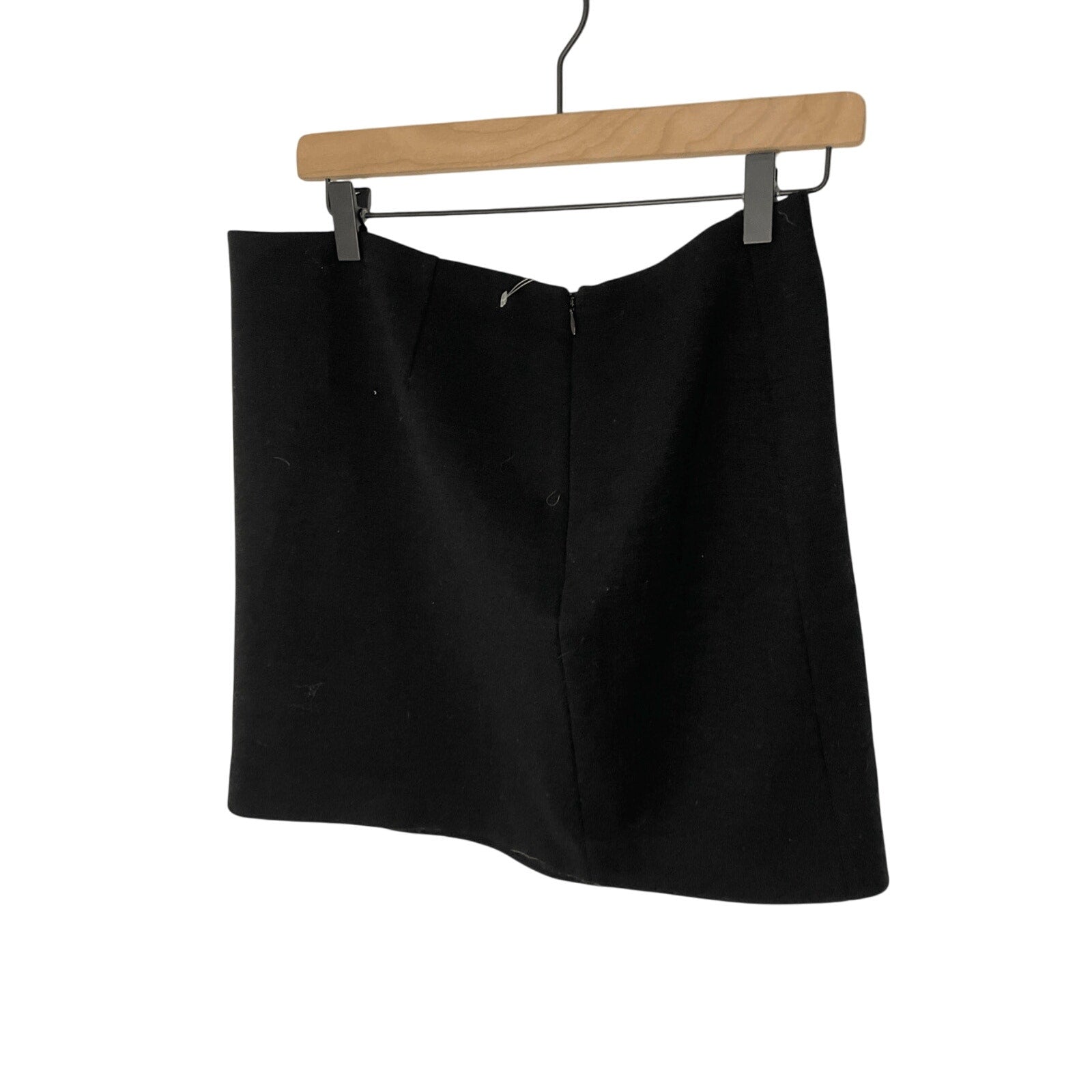 Elie Tahari Black A Line Pencil Skirt Career Mini Professional Officewear Large