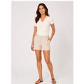 Loft SZ 4 The Riviera Short Chino Quiet Luxury Preppy Old Money Cream Shorts