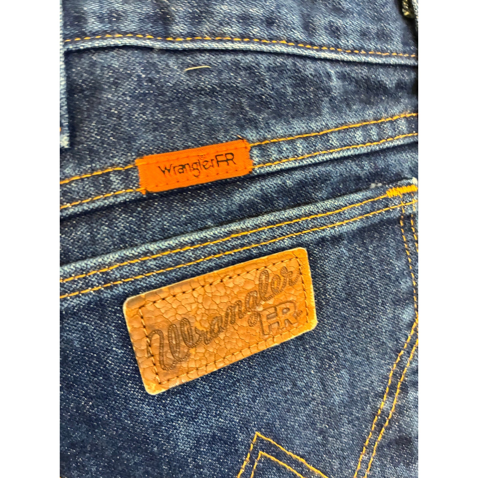 Wrangler Men's Flame Resistant Relaxed Fit Jean Trucker Workwear Denim Cowboy 44