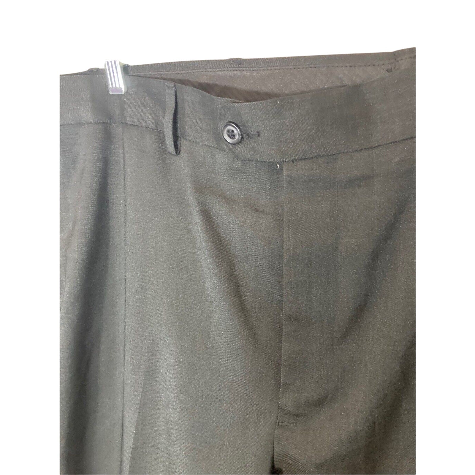 Savane Men's Old Money Wrinkle Free Business Dress Slacks 40x29L