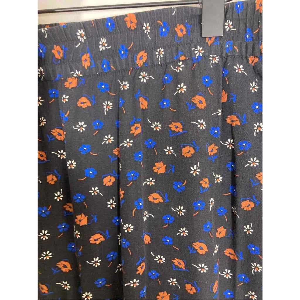Madewell Floral Bloomcore Loungewear Lagenlook Navy Loose Fit Joggers