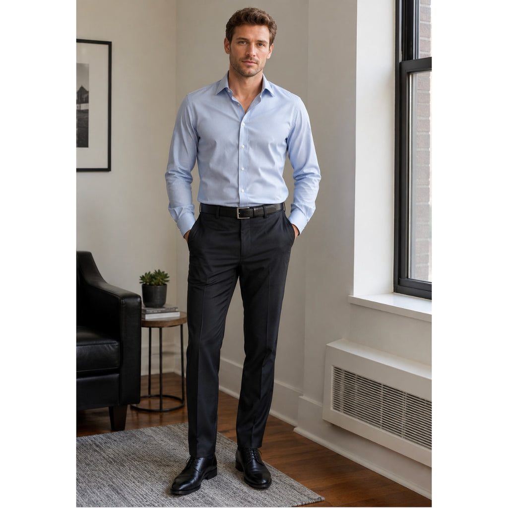 Kenneth Cole Reaction Men's Dress Pants Black Business Corporate 30W x 32L