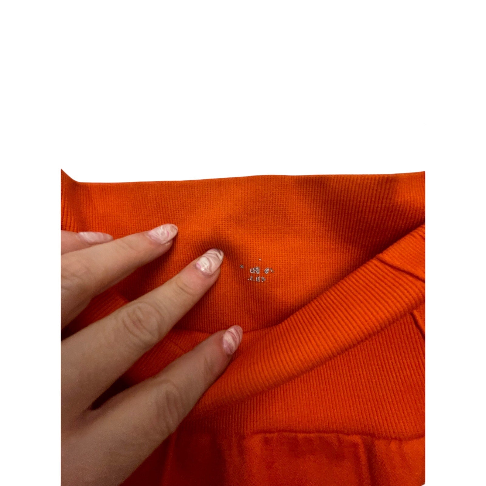 Gymshark Seamless Flawless Knit Leggings Burnt Orange XS Pilates Cardio Gymcore