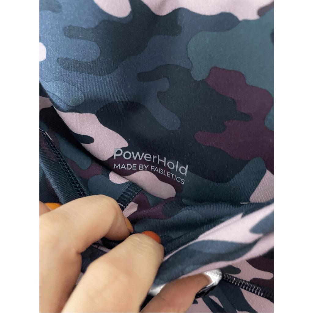 Fabletics boost power hold camo 7/8 leggings