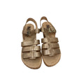 Korks By Kork Ease Women's Beige Leather Cork Wedge Sandals Size 9 M Ankle Strap
