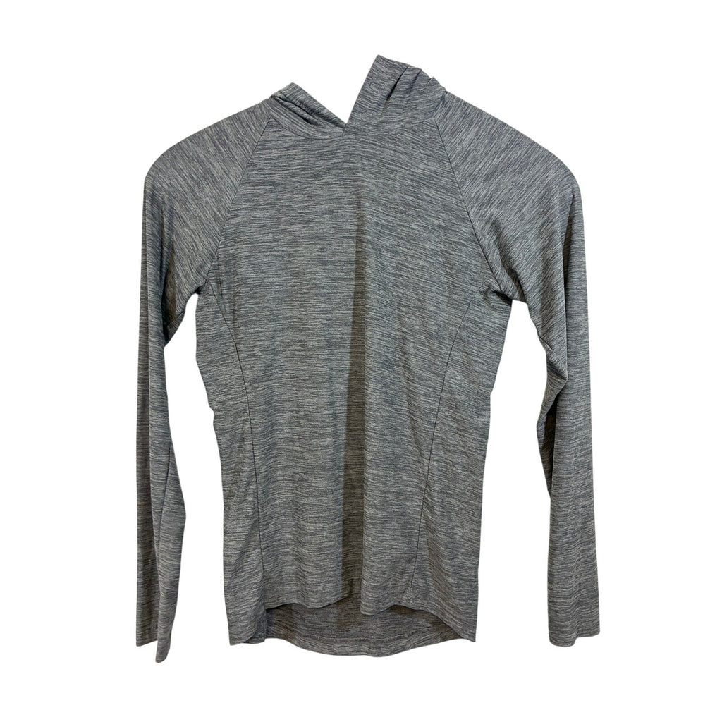 Leg3nd Gray Minimalist Hoodie Womens S Pullover Streetwear Clean Girl Casual