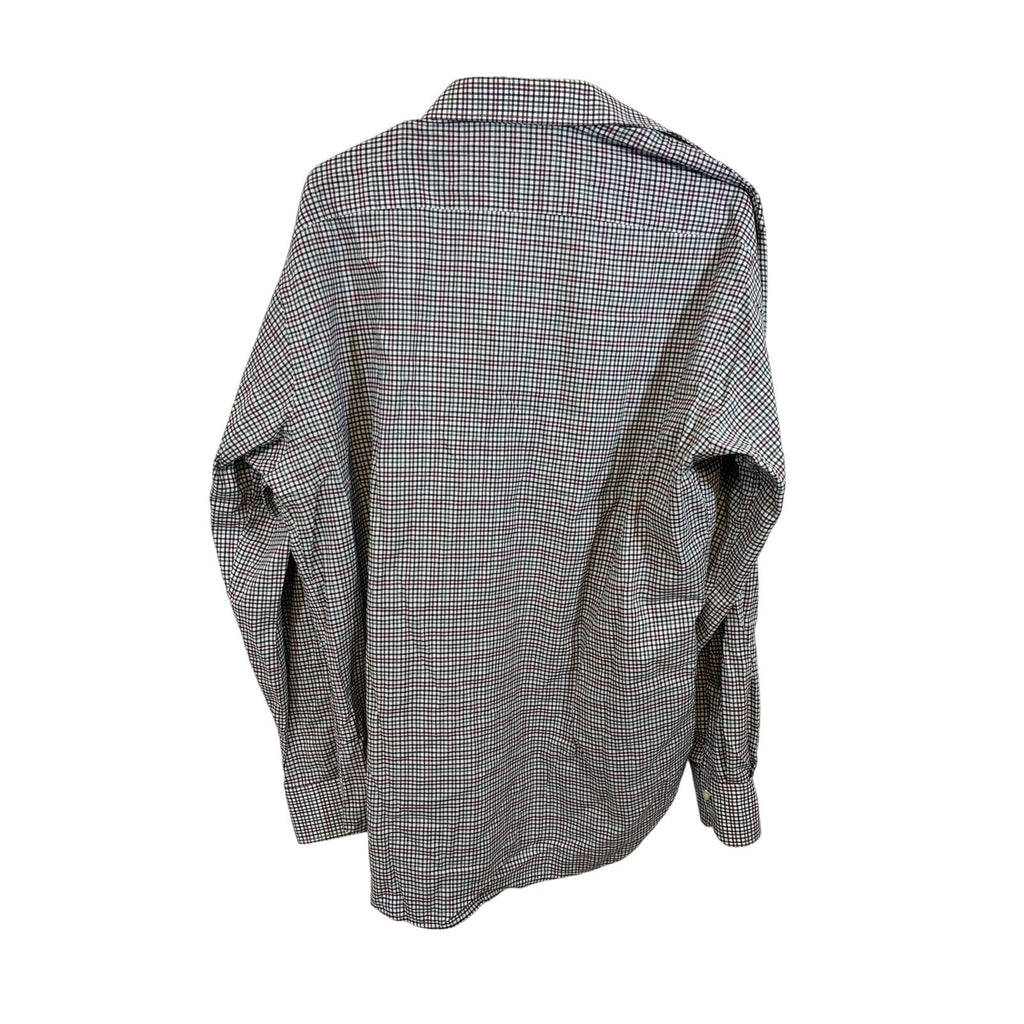 Thomas Dean Men’s Plaid Button Down Shirt XL Long Sleeve Multicolor Preppy