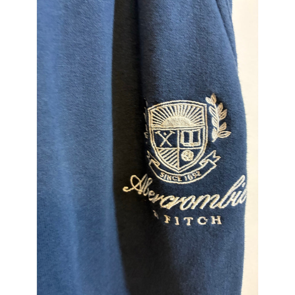 Abercrombie Blue Joggers Womens Small Academia Cozy Minimalist Lounge Sweatpants