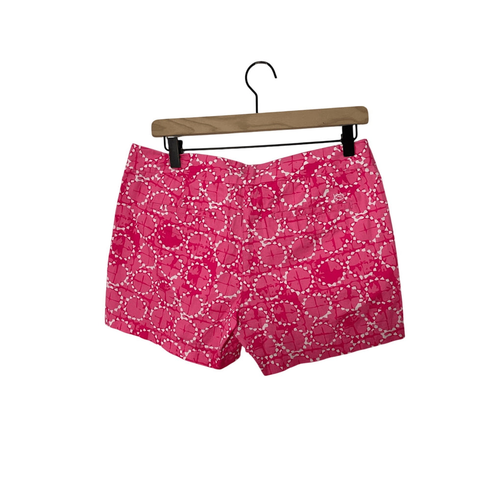 NWT SouthernTide Chino 1983 Pink White Shorts Novelty Prints Preppy Coastal 6