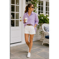 NWT Poplin Oversized Button Down Shirt Nasty Gal Prep School Country Club 2