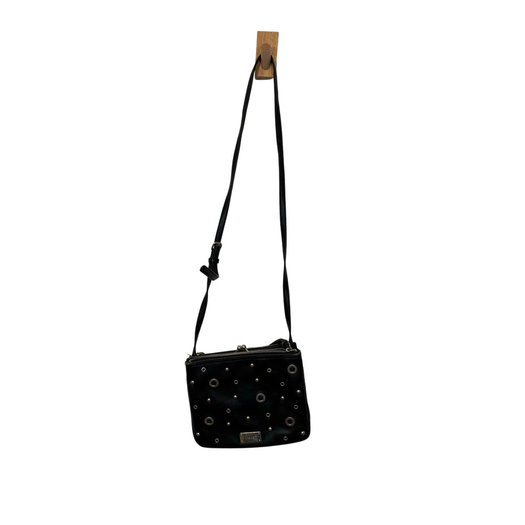 nine west studded bag crossbody edgy goth grunge y2k concert minimalist