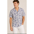 Polo Ralph Lauren Caldwell Camp Shirt Men’s XL Blue Floral Linen Loop Collar