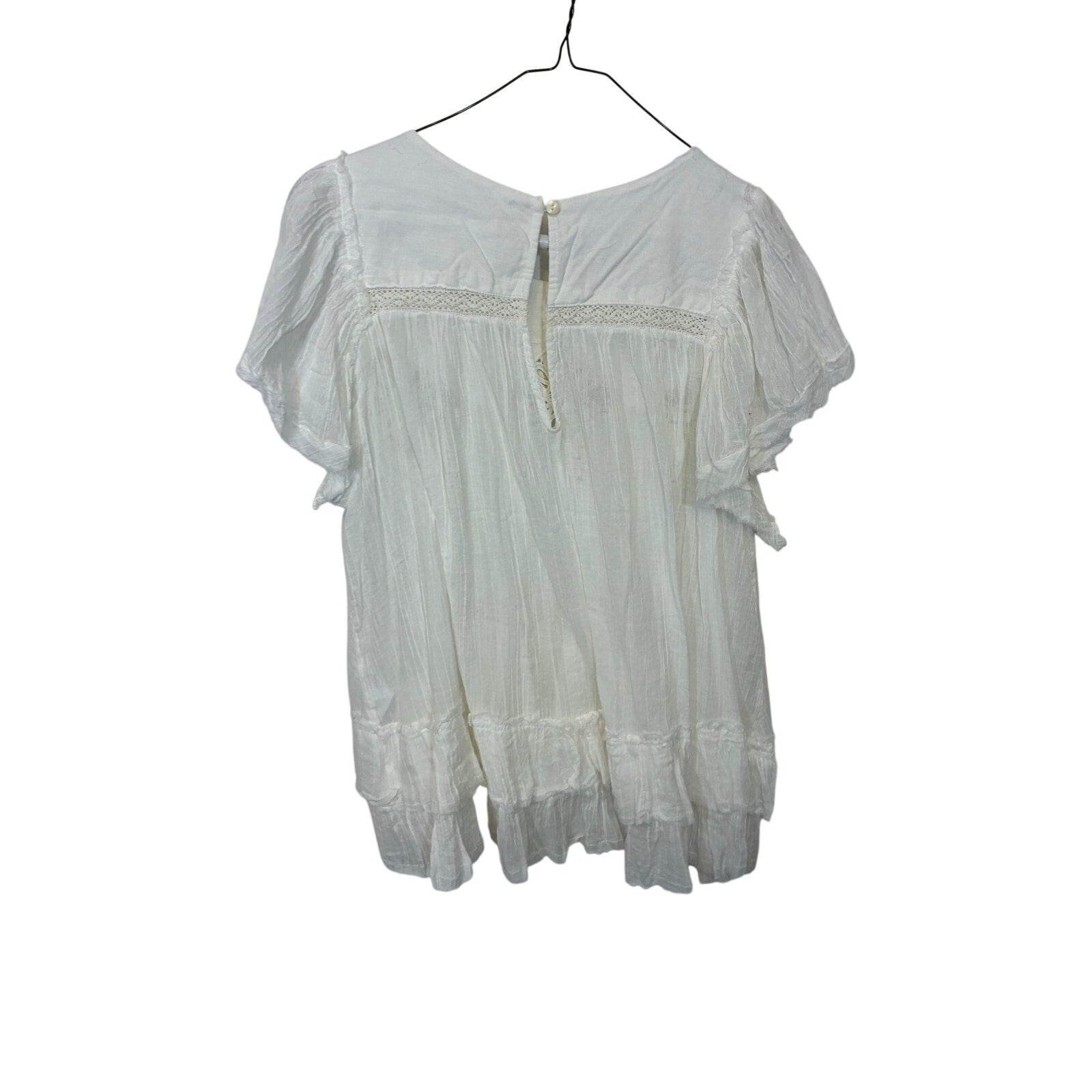 NWT Free People Harrison Top Womens Boho Oversized Tunic Blouse Western M