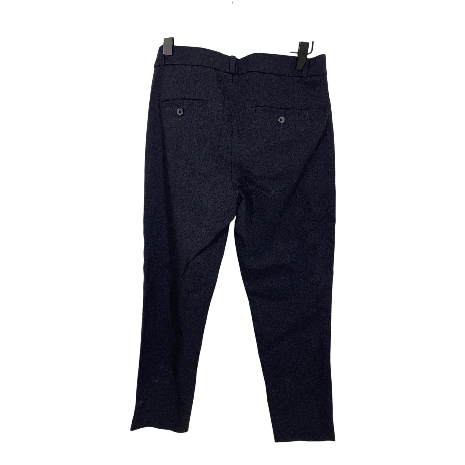 Banana Republic Hampton Fit 2 Navy Straight Leg Tapered Trousers Corporate
