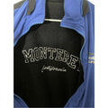 Vintage Monterey CA Windbreaker Jacket Men's Large Blue Full Zip Streetwear