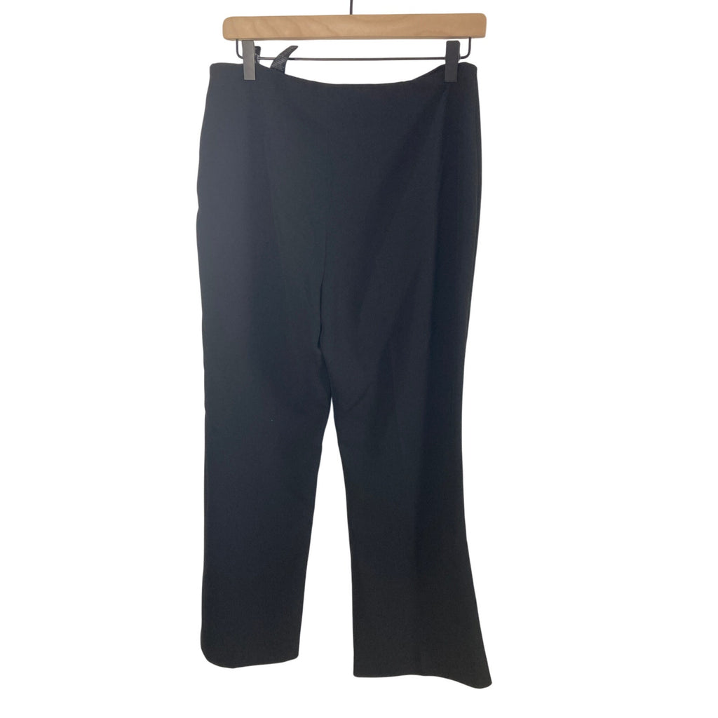 Theory Women's Black Pleated Dress Slacks Sz 8