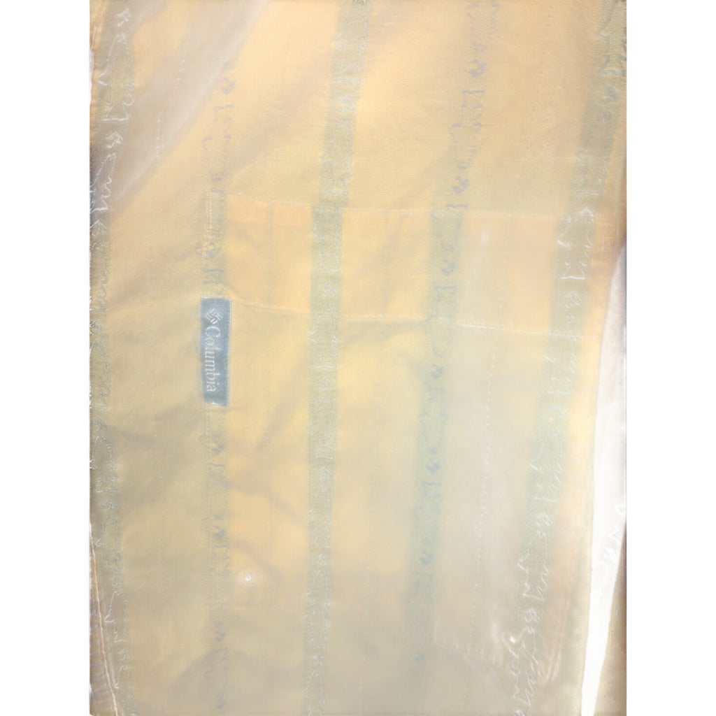 Columbia River Lodge Yellow Shirt Fly Fishing Pattern XL Grandpa Core Utility