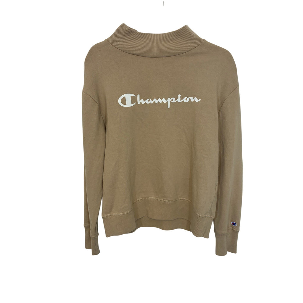 Champion High-Neck Sweatshirt Madewell Brown Sportswear Loungewear Cozycore M