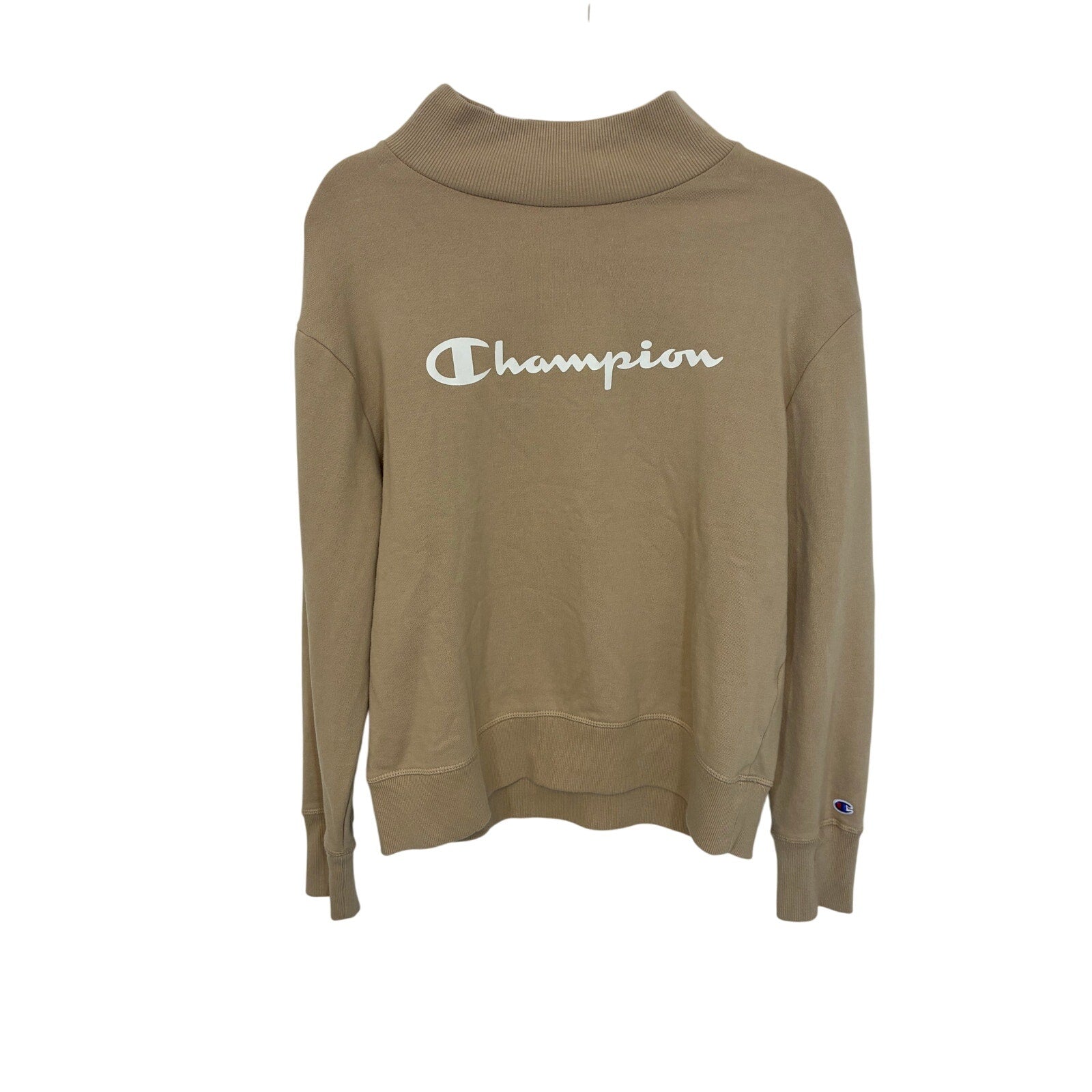 Champion High-Neck Sweatshirt Madewell Brown Sportswear Loungewear Cozycore M